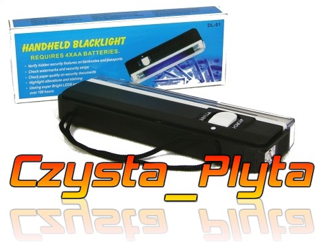 TESTER BANKOVIEK UV ULTRAVIOLETOVÁ LAMPA
