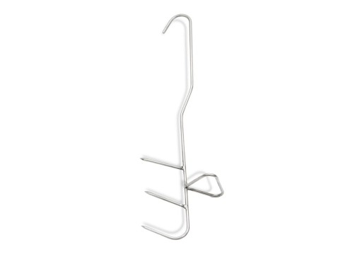 Trojitý háčik na údenie rýb Borniak 3 mm 25 cm