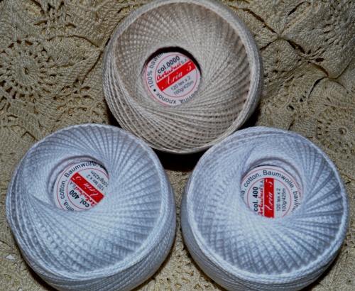 Cordonka ARIA 5 ARIADNA 120*2 425m BIELA / ECRU