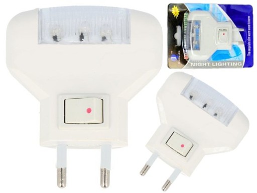 NOČNÁ LAMPA pre 3 LED kontakty so SPÍNAČOM ver7