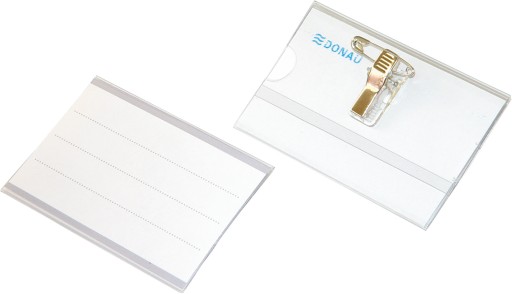 IDENTIFIKAČNÁ TAŠKA S KLOPOM A BEZPEČNOSTNÝM 92x58mm