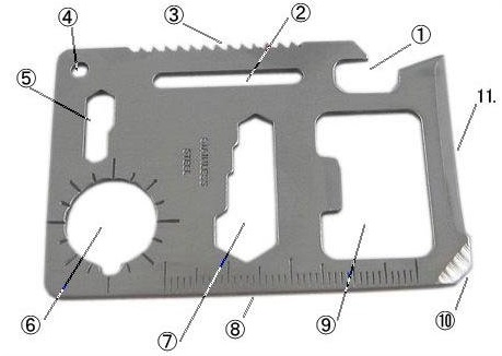 PREŽITIE KARTA PREŽITIA ESSENTIAL 11 v 1