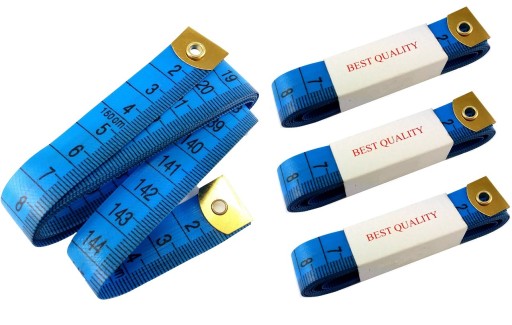 MODRÁ NEOBRÁBITEĽNÁ CENTIMETER MERAŤ 150cm