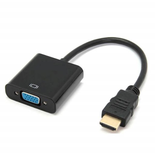 Adaptér Konvertor z HDMI na VGA, kábel DSUB, kábel s adaptérom monitora