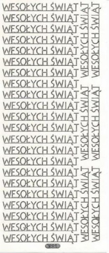 NÁLEPKY Nálepky Nápis Veselé Vianoce 188