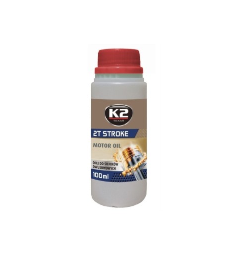 K2 2T 100ML ČERVENÝ OLEJ PRE DVOJTAKOVÉ MOTORY