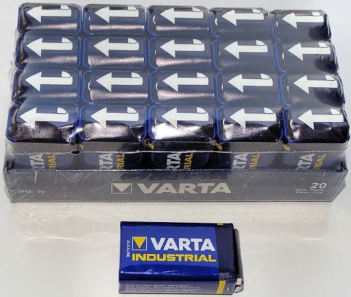 Alkalická batéria 6LR61 VARTA 2020 Batérie 6F22 9V