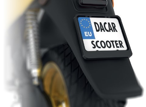 ČIERNY rám ŠPZ