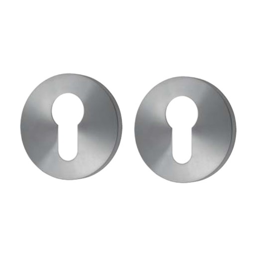 Rozeta na vložku, okrúhly nápis, sada INOX