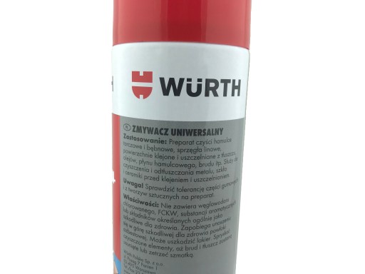 UNIVERZÁLNY ČISTIČ BRZD PLUS 500 ml WURTH