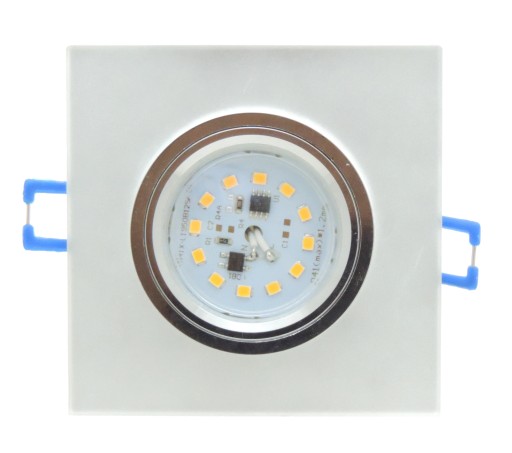 OSVETLENIE STRIEBORNÉ SKLENENÉ DRŽANIE LAMPY + GU10 LED 5W