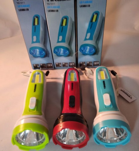 Tiross Led baterka 1W LED baterka - 60 lumenov 2W COB lampa - 120 lumenov
