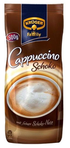 Cappuccino Kruger Schoko čokoláda z Nemecka 500g