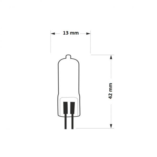 HALOGÉNOVÁ ŽIAROVKA HALOGÉNOVÁ FILAMENT G6.35 50W 230V
