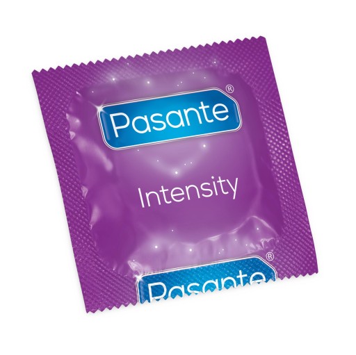 PASANTE INTENSITY kondómy 10 ks vrúbkované výstupky pre zvýšenie orgazmu