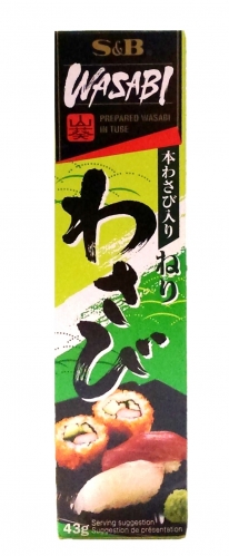 Wasabi chrenová pasta, tuba 43g JAPONSKO