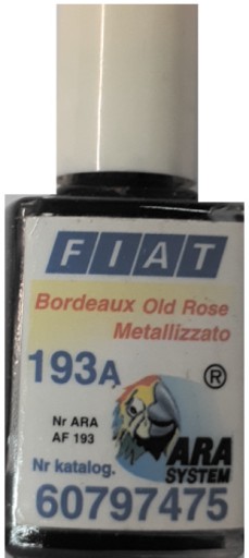 FIAT 147C ROSSO GERANIO LAKU NA ŠKRABENY ARA