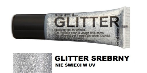 GLITTER PAINT FACE BODY Stargazer SILVER