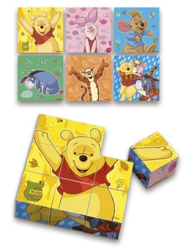 VZDELÁVACIE DREVENÉ BLOKY* DISNEY PUZZZ