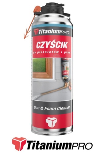 PENOVÝ ČISTIČ NA MONTÁŽ pištole 500ml