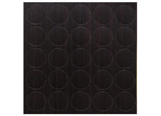 Čiapky na nábytok samolepiace fi 14mm 405 - wenge