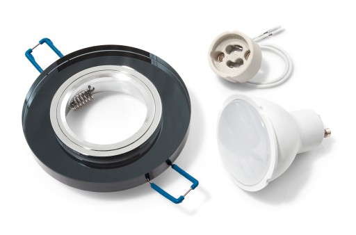 HALOGÉNOVÉ SKLENENÉ SVIETIDLÁ + LED 9W + GU10 SET