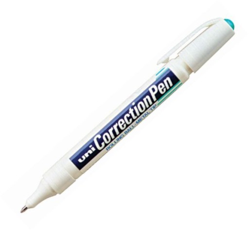 Korektorové pero, UNI CLP-300 korekčné pero, 8ml, kovový hrot
