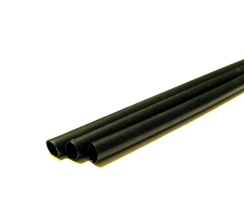 ZMRŠŤOVACIE TRUBKY ___ 3,00mm 1m čierna