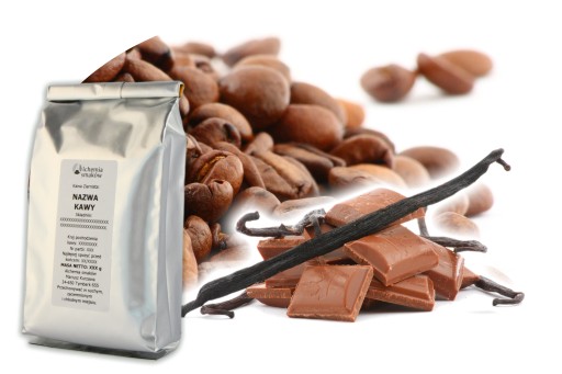 Káva 100% ARABICA s ČOKOLÁDOU A VANILKOVOU PRÍCHUŤOU (100g)