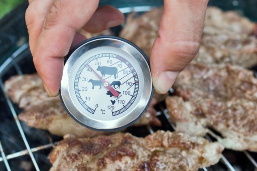 ANALOGOVÝ TEPLOMER pre udiarenský gril Steak gril
