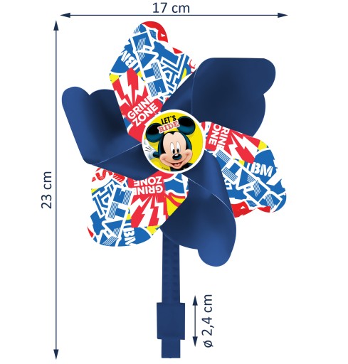 BICYKEL RIADITEĽ KOLÍSKA KOLOBEŽKA BIKE MICKEY MOUSE