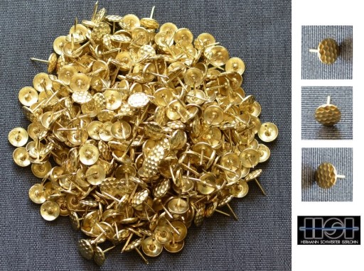KCHÍCE ČALÚNICKÉ 15mm ŠPIČKY OZDOBNÉ VEĽKÉ x20