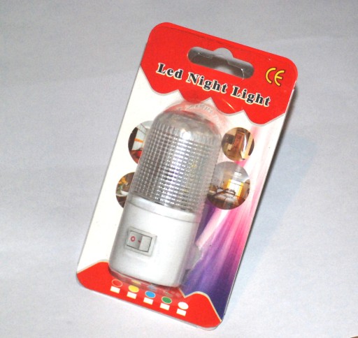 NOČNÁ LAMPA pre 4 LED kontakty so SPÍNAČOM ver4