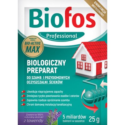BIOFOS VRECKÁ NA BAKTÉRIE DO septikov čistiarní odpadových vôd 5+1