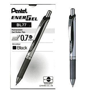 GÉLOVÉ PÉRO GEL PENTEL BL77 ENERGEL ČIERNA