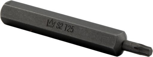 BIT END 10MM TORX T25 x 75MM S2 HEX.