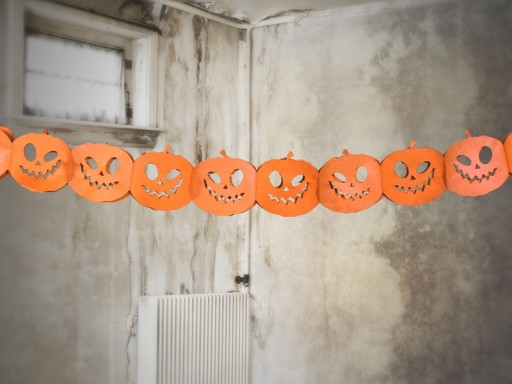 Girlanda banner tekvica dekorácie Halloween dekorácie