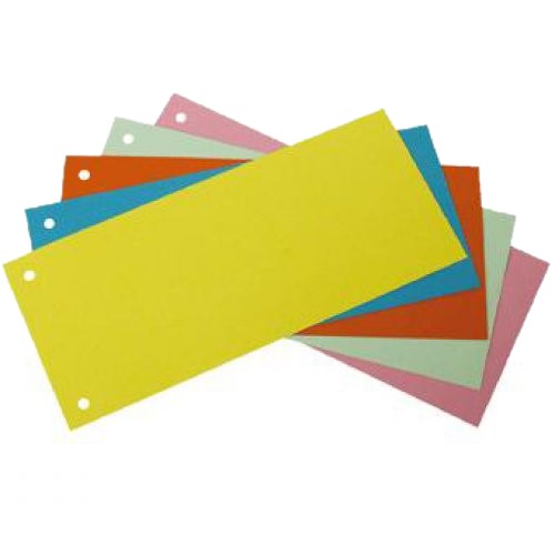 VLOŽKY DO VKLADAČA 1/3 A4 MIX FARBA 100 ks