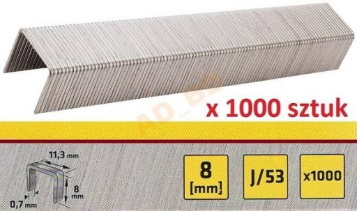 SVORKY TYPU J 8 mm 1000 KS 41E308