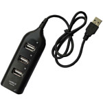 HUB SLIM 4 PORTY + USB 2.0 KÁBEL - dobrá voľba!