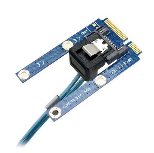 Adaptér mSATA na SATA 7PIN SSD adaptér