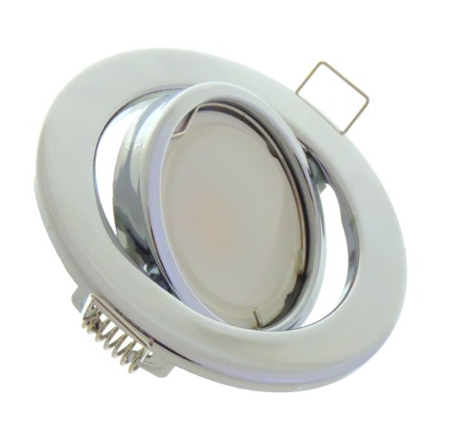 POHYBLITEĽNÁ LAMPA CHROMOVÁ + G5.3 230V LED 7W