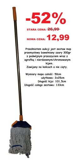 NÁHRADA ZA PRIEMYSELNÝ MOP 80 x 15