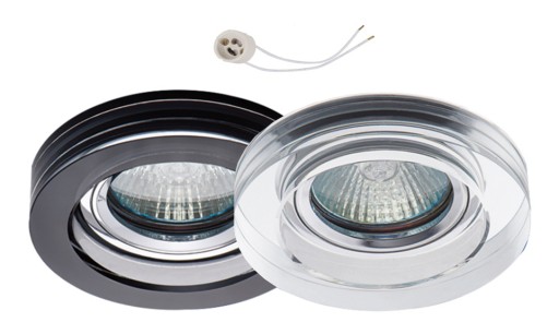 HRUBÉ sklenené stropné svietidlo, 2 cm, pre LED GU10 CT78