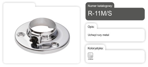 ROZETOVÁ TYČ RÚROVÁ RÚČKA UPEVŇOVACIA TYČ 16 MM