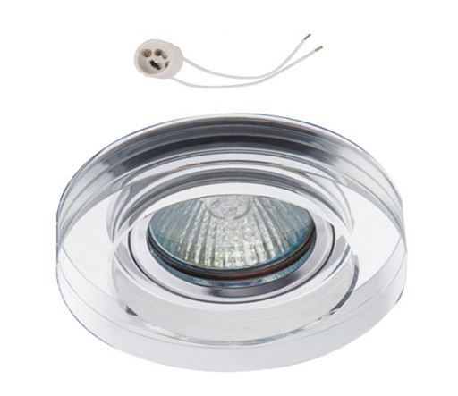 HRUBÉ sklenené stropné svietidlo, 2 cm, pre LED GU10 CT78
