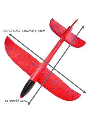STYROPENOVÝ LIETADOVÝ KLUZÁK 47CM E0737 EMAJ