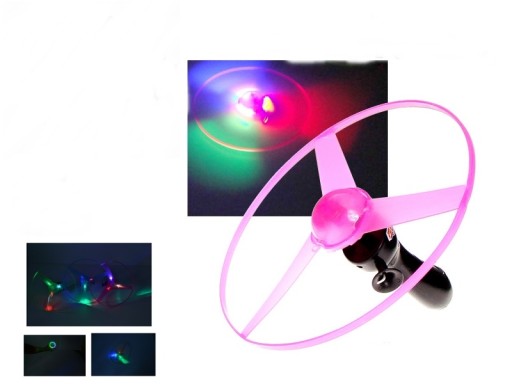 Lietajúci UFO prsteň + LED + odpaľovač HIT LETO