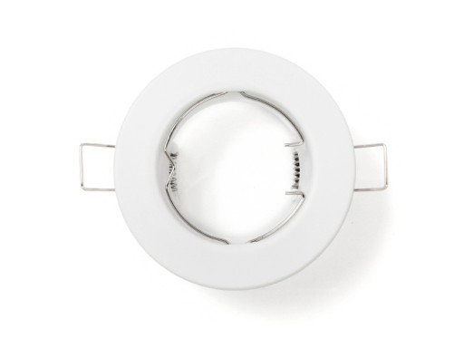 SET PEVNÝCH BIELICH HALOGÉNOVÝCH SVIETIDIEL + LED ŽIAROVKA 10W + GU10 3000K