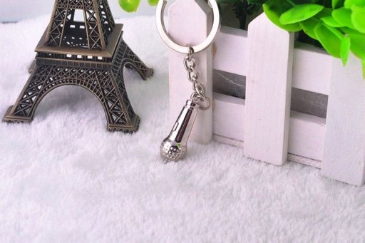MUSIC KEYRING - MICROPHONE - vokál KEYRING spev